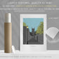 Macclesfield '108 STEPS' Art Prints
