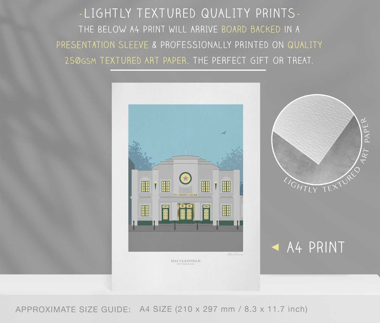 Macclesfield 'Picturedrome' Art Prints