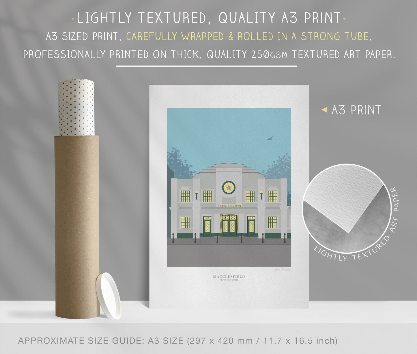 Macclesfield 'Picturedrome' Art Prints
