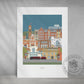 Crewe Art Print & Coaster set.