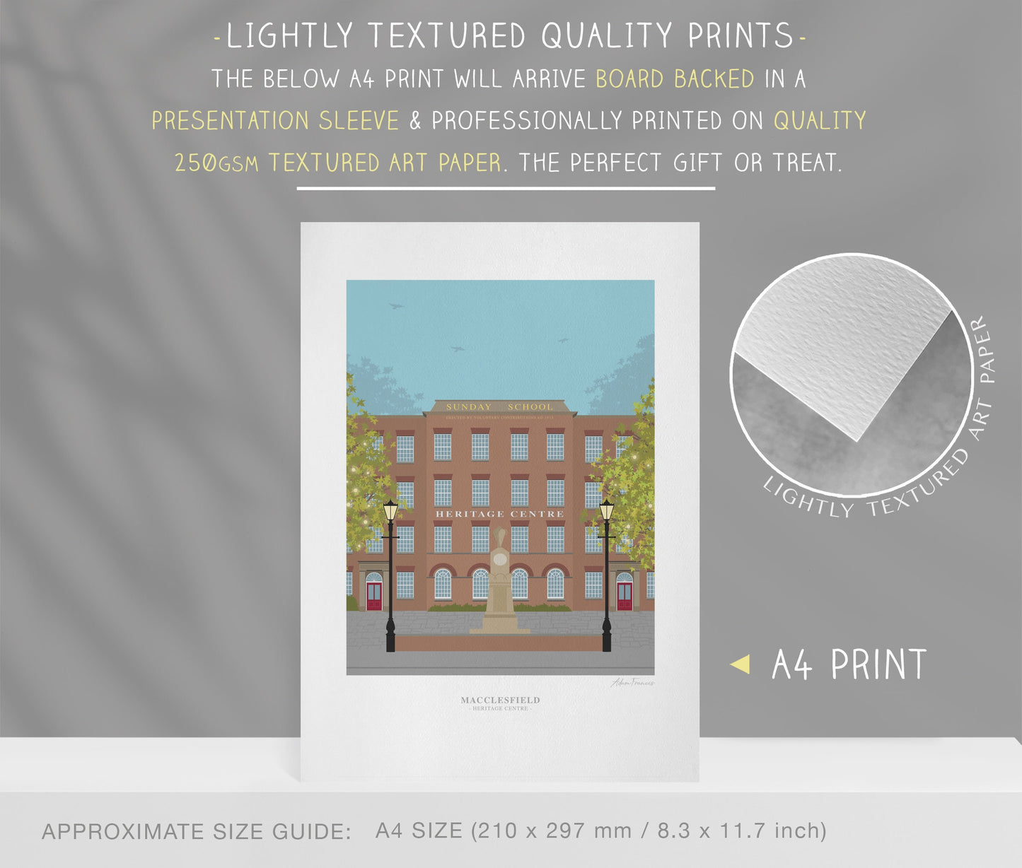 Macclesfield 'Heritage Centre' Art Prints