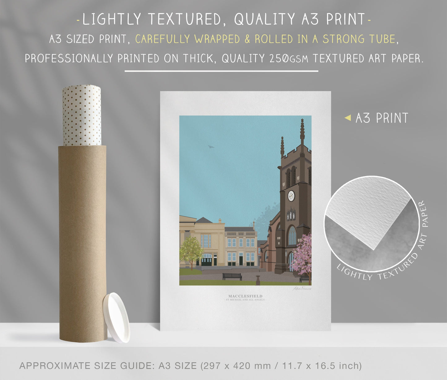 Macclesfield 'St. Michael's Church' Art Prints
