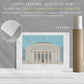 Manchester, 'Central LIbrary', Art Print