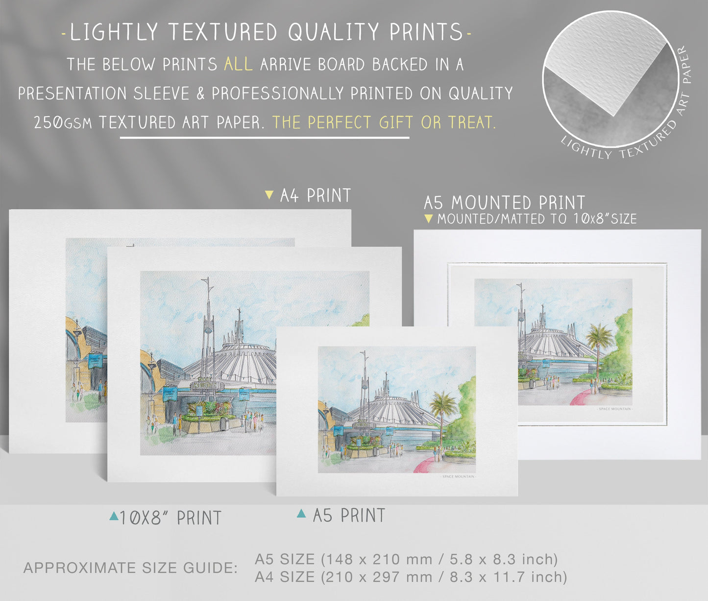 Space Mountain, Florida, Art Print