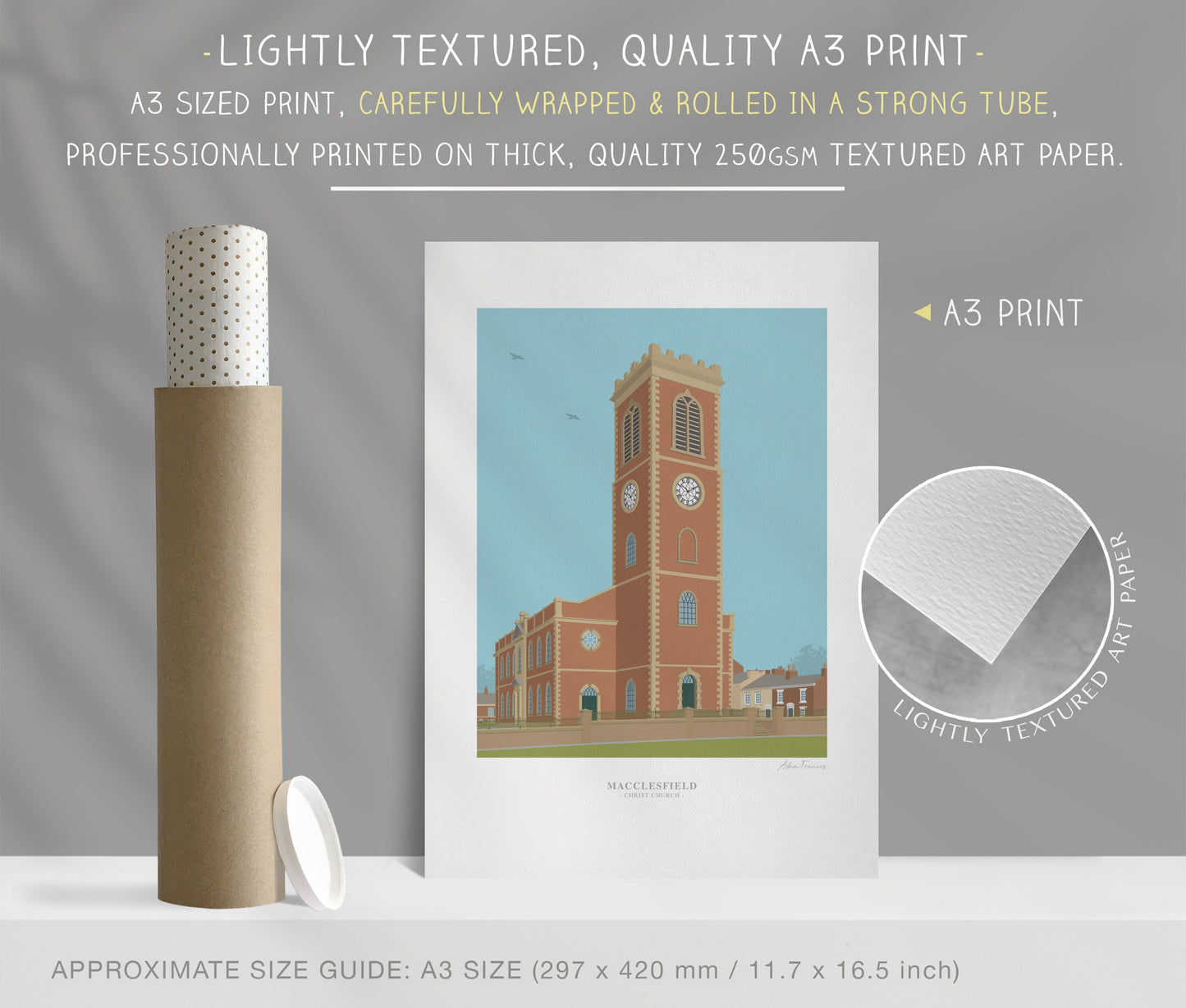 Macclesfield 'Christ Church' Art Prints