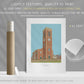 Macclesfield 'Christ Church' Art Prints