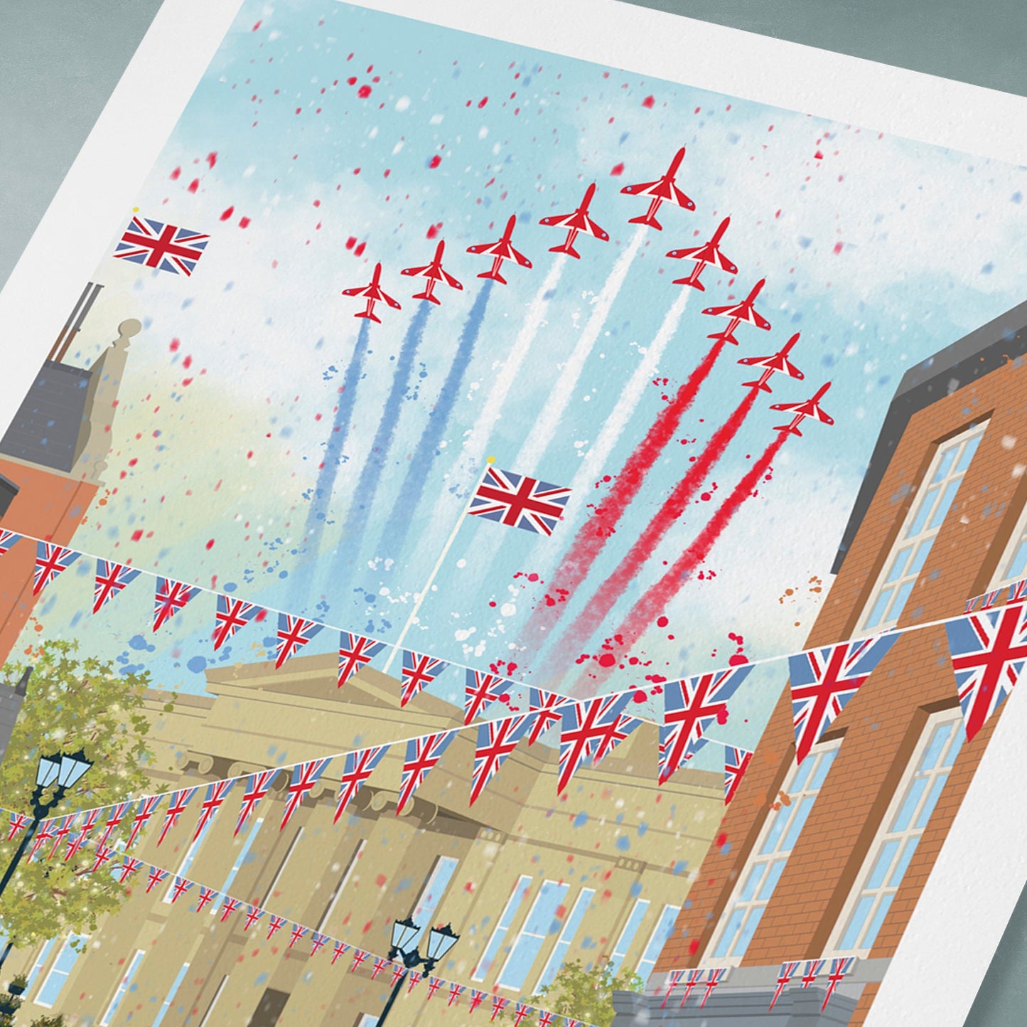 Macclesfield 'Platinum Jubilee 2022' Art Print